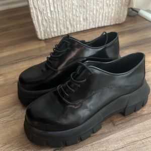 NEW!! Free People platform loafers size 38